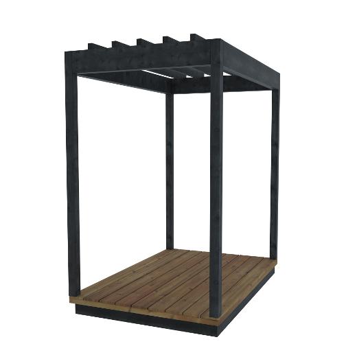Kirami FinVision Annex Pergola Nordic misty