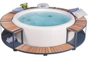 Softub Umrandung Stausee
