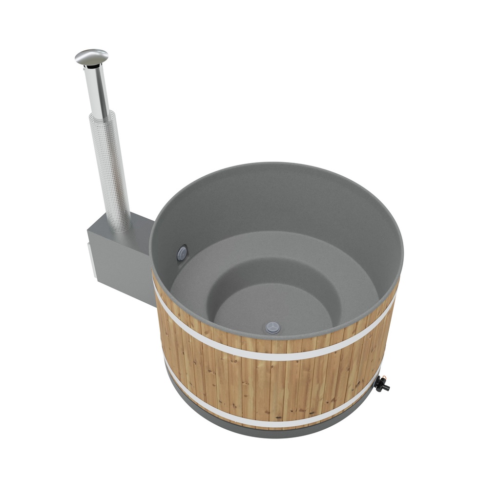 Kirami Breezy Thermokiefer mit Holzofen