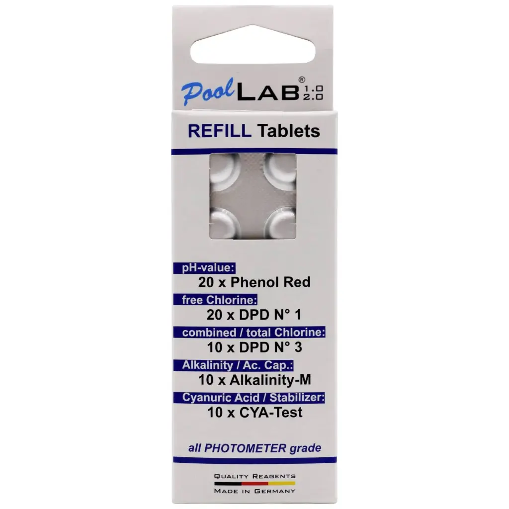 Ersatztabletten für PoolLab Photometer