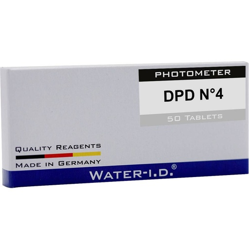 PoolLAB 50 Tabletten DPD Nr 4 von Water ID